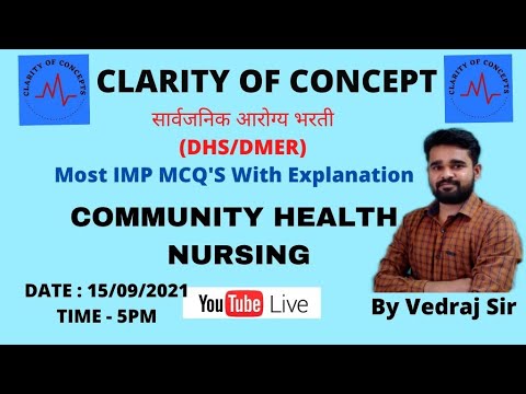 Community Health Nursing YouTube Live