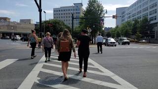 Silver Spring MD 4k - Walking Downtown