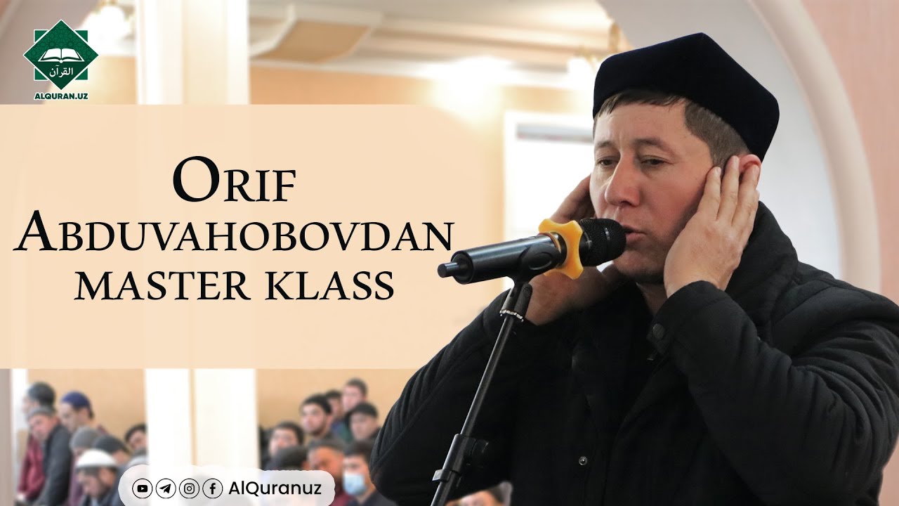 Orif Abduvahbovdan master klass