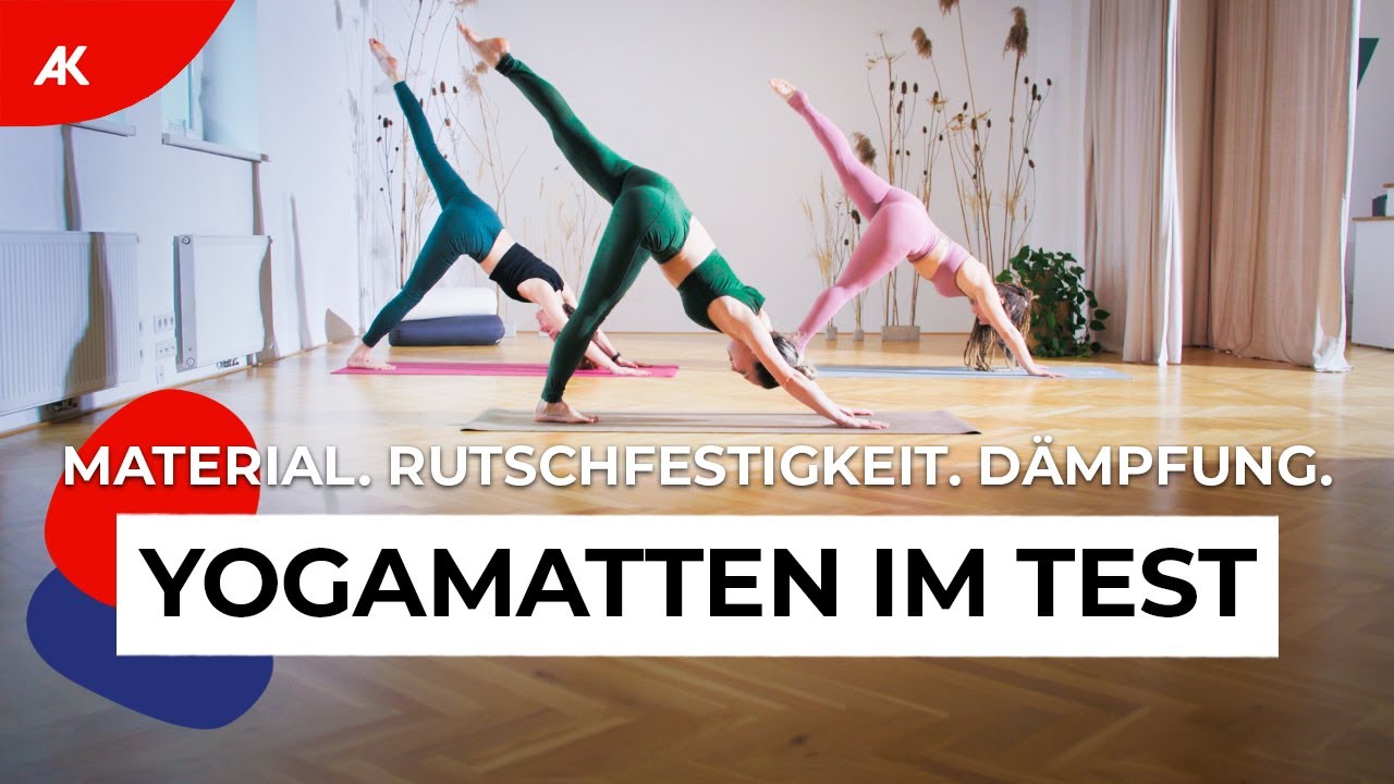 VKI-Test: Welche Yogamatte ist die beste? | Casall, Jade Yoga, B Mat -  YouTube