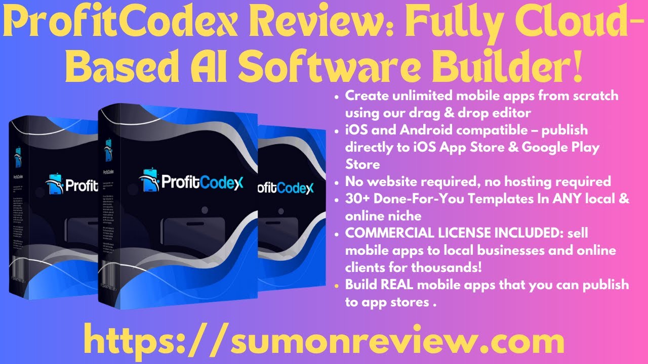 ProfitCodex Review: A Fully Cloud-Based AI Software Builder!