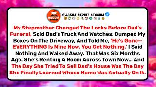Stepmom Changed Locks Before Dad's Funeral & Sold Everything—Then Tried To Sell HIS House