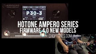 Hotone Ampero Series | Firmware 4 (Marshall 1959SLP, Fender Deluxe, Pitch Shifter, Micro Amp...)