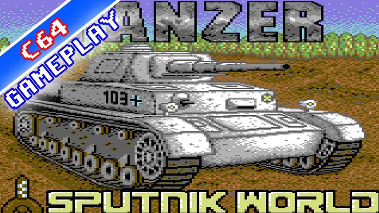 Panzer Commodore 64  (Sputnik World) -  GamePlay