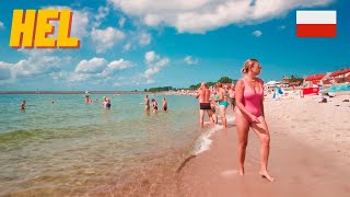 POLAND HEL BEACH WALK, HEL PLAŻA, SUMMER 2023 [4K60FPS]