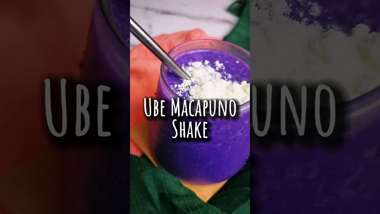 Ube Macapuno Shake