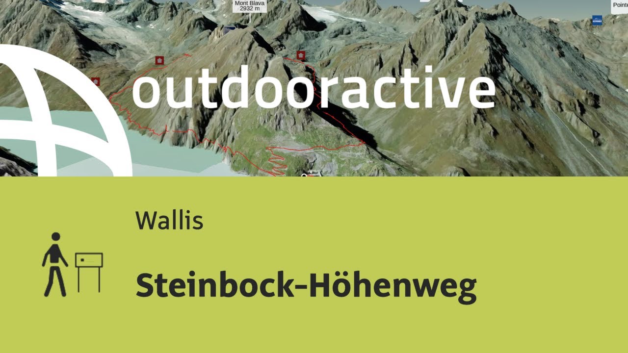 Themenweg im Wallis: Steinbock-Höhenweg