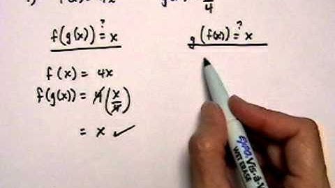 inverse functions 1 - determine whether two functions are inverses - robichaud.mov