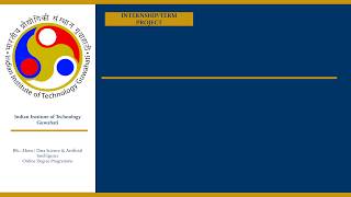 IITG TERM PROJECT - DA 378