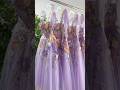 Custom orders corset floral appliqu lavender prom dress dress fashion creative wedding