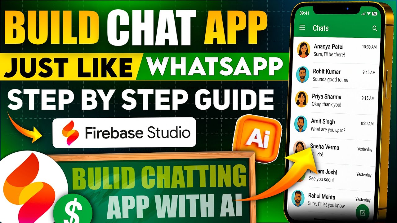 How to Create Your Own Chat App Like WhatsApp with AI (Step by Step) | Monetize with Google AdMob