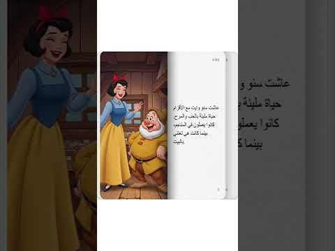 سنو وايت و الاقزام السبعة Cartoon Snowwhite Kidsstories الأقزام السبعة Fairytales سنو وايت