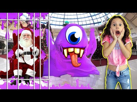 VALENTINA SALVA PAPAI NOEL E O NATAL DO MONSTRO DO SLIME