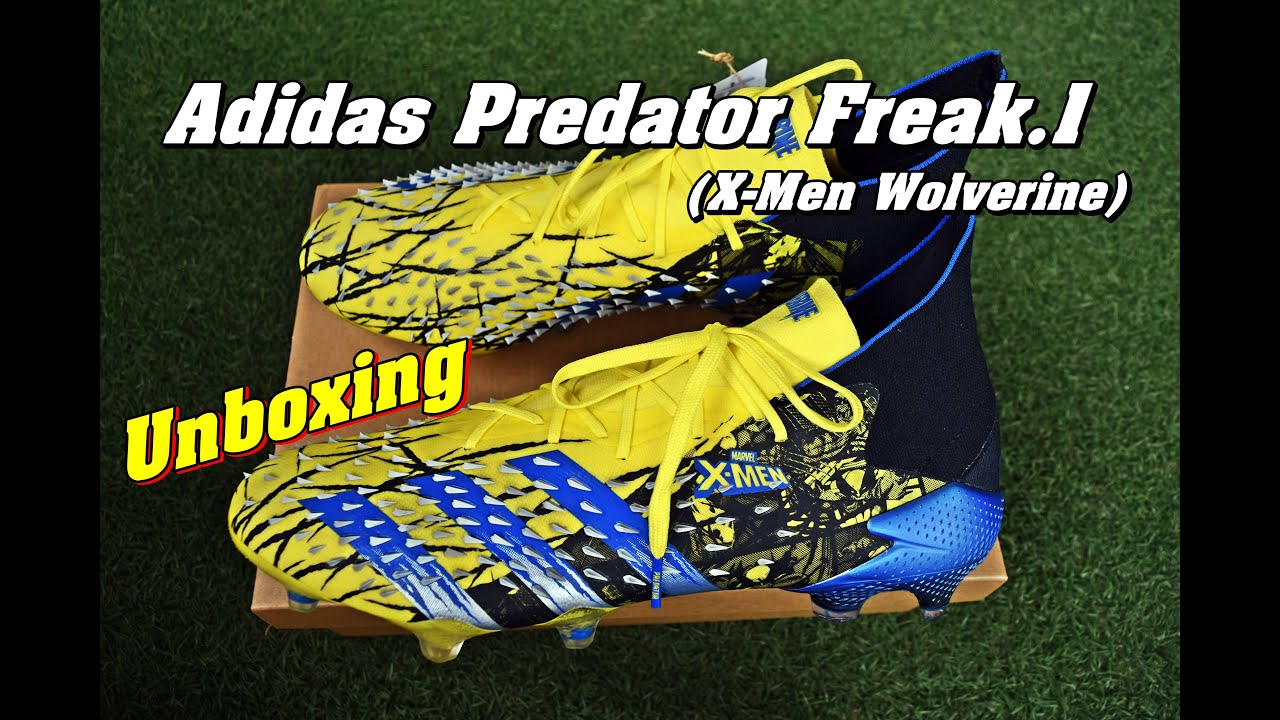 Adidas Predator Freak.1 FG (X-Men Wolverine) - Unboxing - YouTube