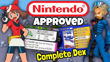 Complete Pokedex how Nintendo Intended: Pokemon Generation 3