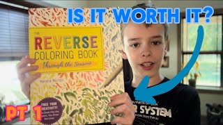 Trying out the reverse coloring book by Kendra Norton!!!￼￼ pt 1 screenshot 5