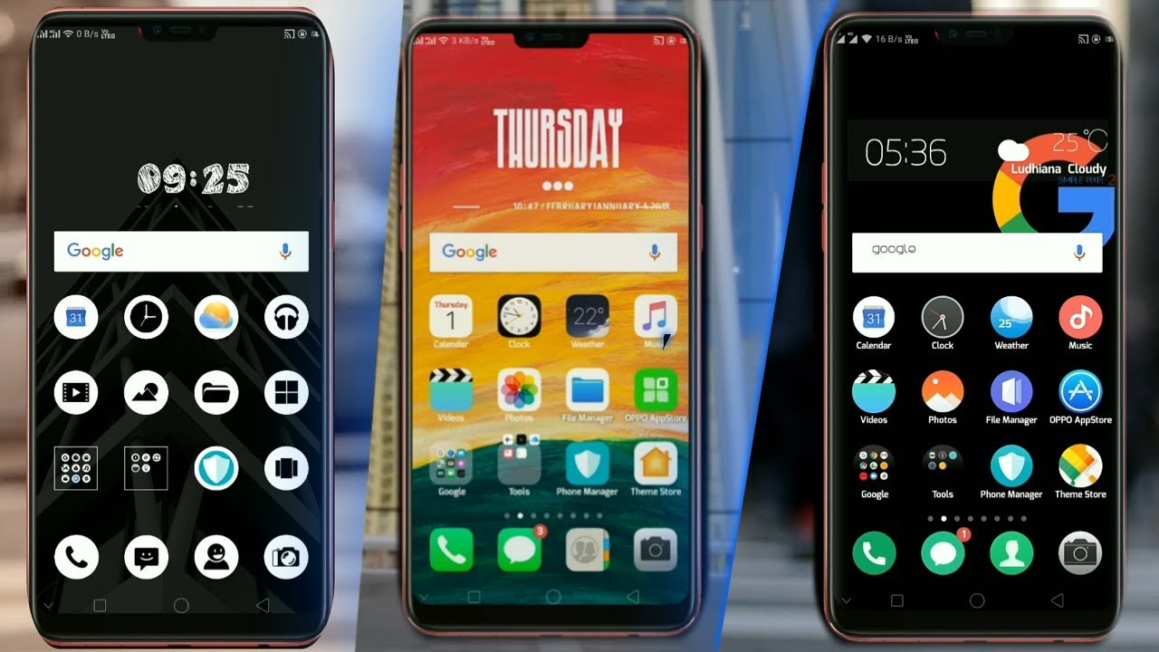 Oppo & Realme Five New Themes