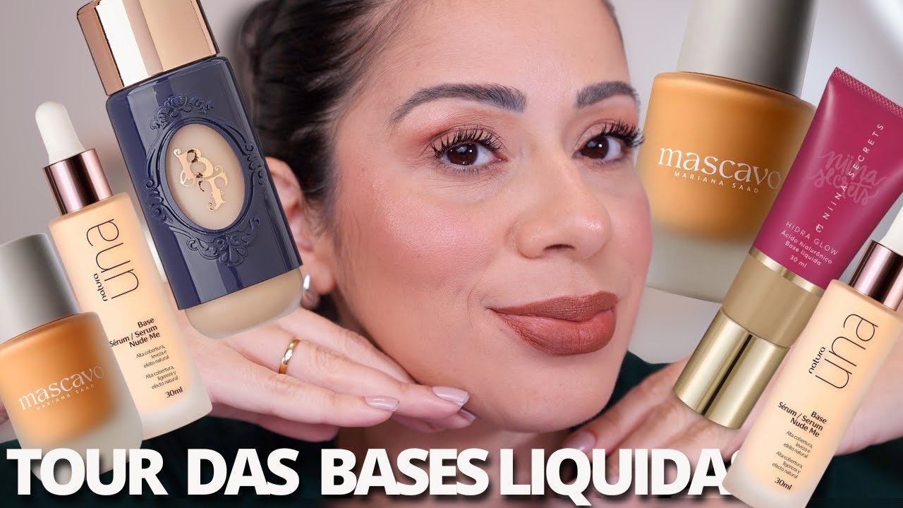 COMPARATIVO DE BASES FLUIDAS De BLOGUEIRAS | Mascavo , Niina Secrets, Bruna Tavares e Mais