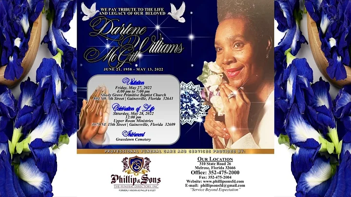 In Loving Memory Queen Darlene Mcgill