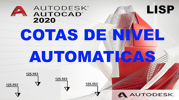 COTAS DE NIVEL AUTOMÁTICAS AUTOCAD
