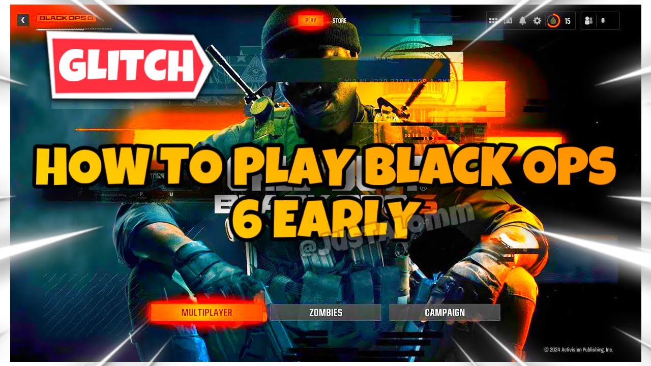 *GLITCH* HOW TO DOWNLOAD & PLAY BLACK OPS 6 EARLY! PSN/XBOX/PC EARLY RELEASE PLAY RIGHT NOW BO6!