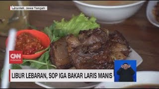 Libur Lebaran, Sop Iga Bakar Laris Manis