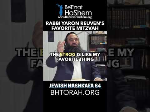 Rabbi Yaron Reuven’s Favorite Mitzvah