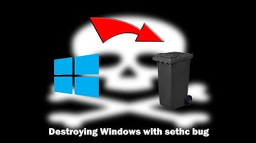 Destroying Windows with sethc.exe bug!