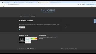 ANU QRNG – Quantum random numbers 2026.06.17