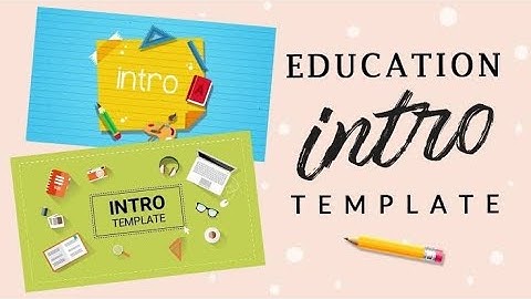 Top 10 Copyright Free Educational intro Template Without Text | Creative commons intro