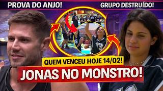 Download Lagu BBB26: QUEM VENCEU A PROVA DO ANJO DE HOJE 14/02/26 VINGANÇA ARMADA! JONAS NO MONSTRO BBB 26! MP3