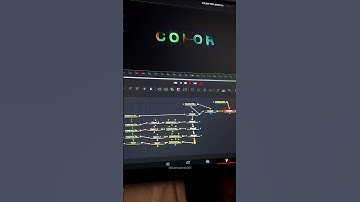 Create "New Color Text Animation In Davinci Resolve 18
