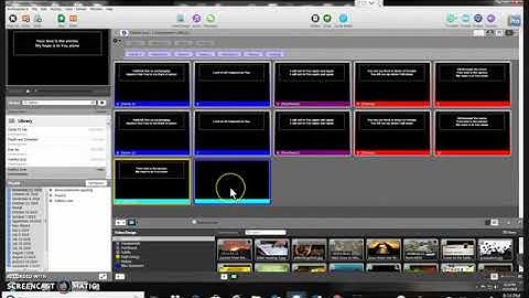 Propresenter 6   Groups, Arrangement, Background