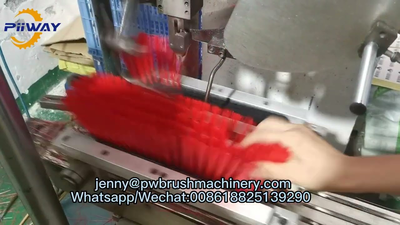 4 Axis Brooms Tufting Machine - Piwei broom making machine brush machine