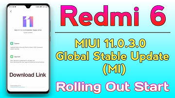 Redmi 6 MIUI 11.0.3.0 Global Stable Update Rolling Out Start • Download Link