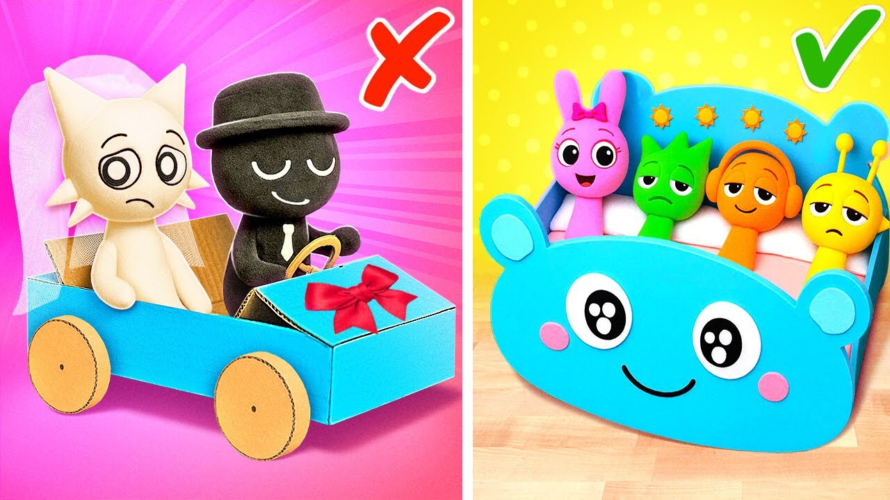 Wenda e Black Vão se Casar?! 😱 *Casa de Papelão da Família Sprunki*