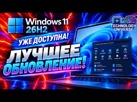 WINDOWS 11 26H2 УЖЕ ДОСТУПНА! 🔥 ЛУЧШЕЕ ОБНОВЛЕНИЕ!