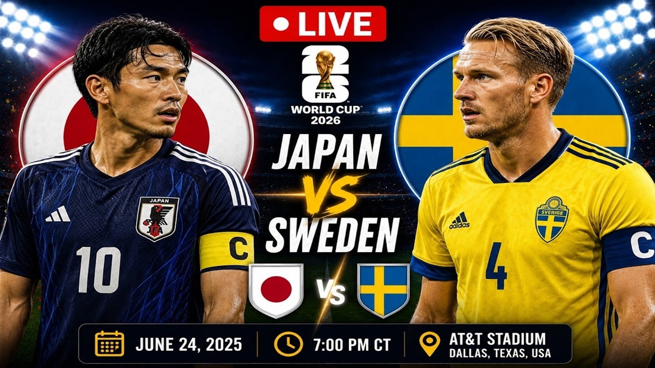 m*7様 FIFA World Cup 2026 JPN vs SWE XL 🔴 Japan vs Sweden LIVE | FIFA World Cup 2026 | JPN vs SWE | Full