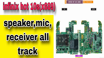 infinix hot 10s (x689) speaker mic receiver problem solution// all track