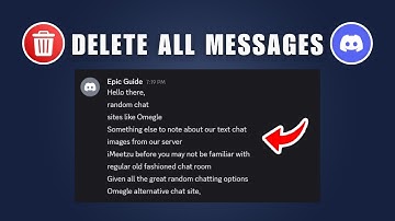 Hoe verwijder je alle berichten op Discord DM