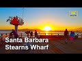Walking tour of Santa Barbara Pier in California, USA『4K』