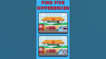 FIND 5 DIFFERENCES 🔍  Can You Spot Them All  Brain Test Challenge!