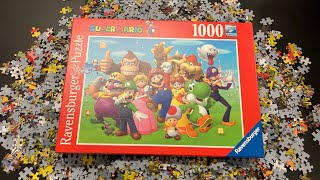 Watch me do the Super Mario jigsaw puzzle from Ravensburger|1000 pieces|Time lapse|