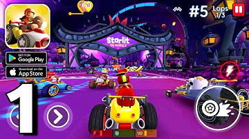 Starlit On Wheels: Super Kart Gameplay (Android,IOS)