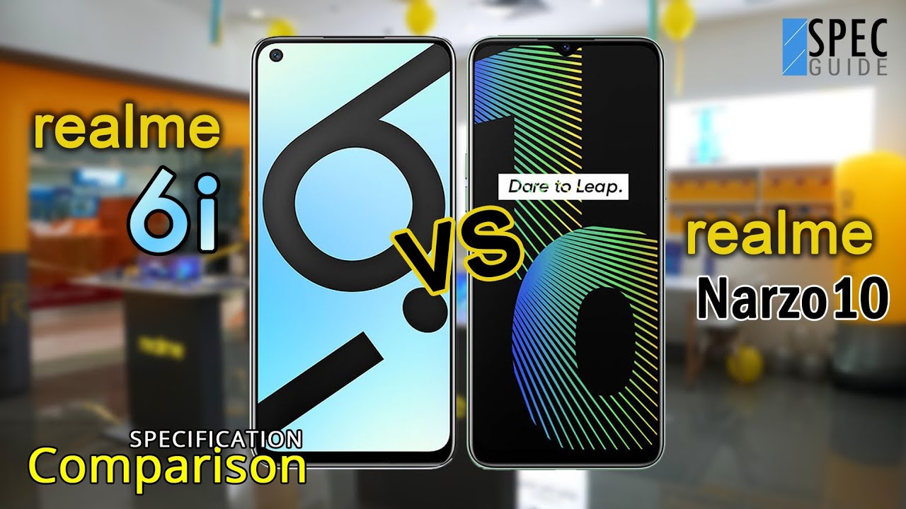 realme 6i vs Narzo 10 Comparison I Specguide