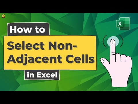 How to SELECT Non-Adjacent CELLS in Excel - Without Holding Ctrl Key