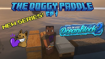 Surviving an Endless Ocean?! | OceanBlock 2 | Ep.1 - The Doggy Paddle Begins!