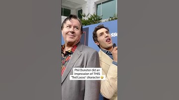 Thumbnail of Phil Dunster Did An Impression Of THIS Ted Lasso Character 🤣 #Shorts