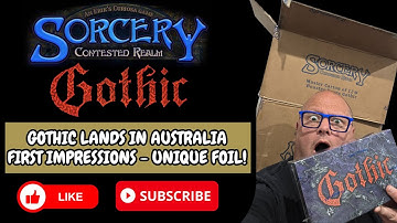 Sorcery Contested Realm - Gothic First Impressions & Unique foil hit