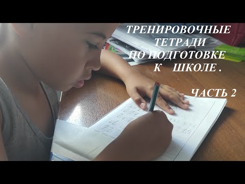 Подготовка к школе. Наши тренировочные тетради. Часть 2